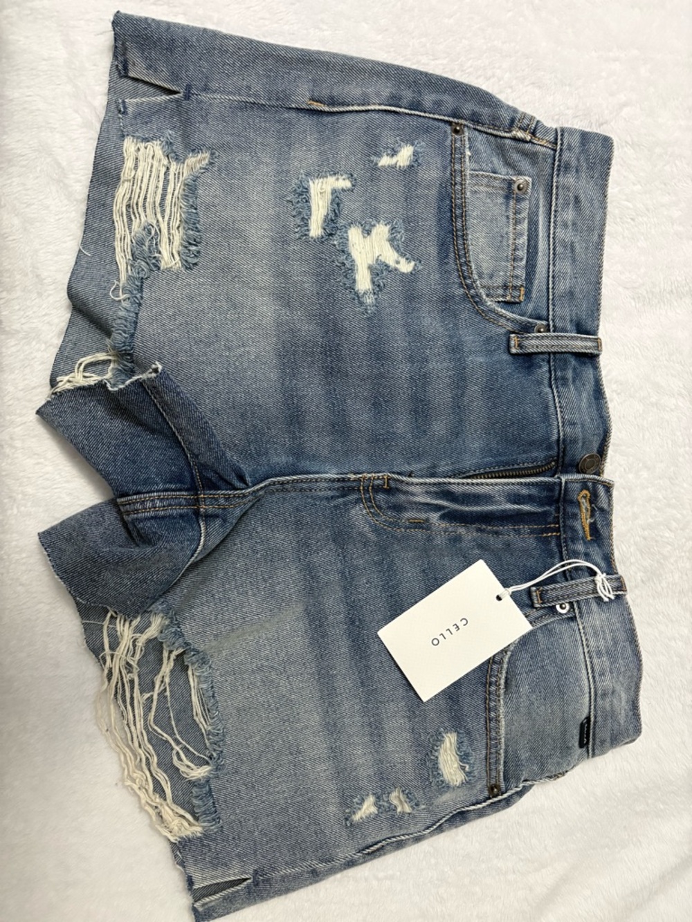 Denim Shorts (Light Denim)